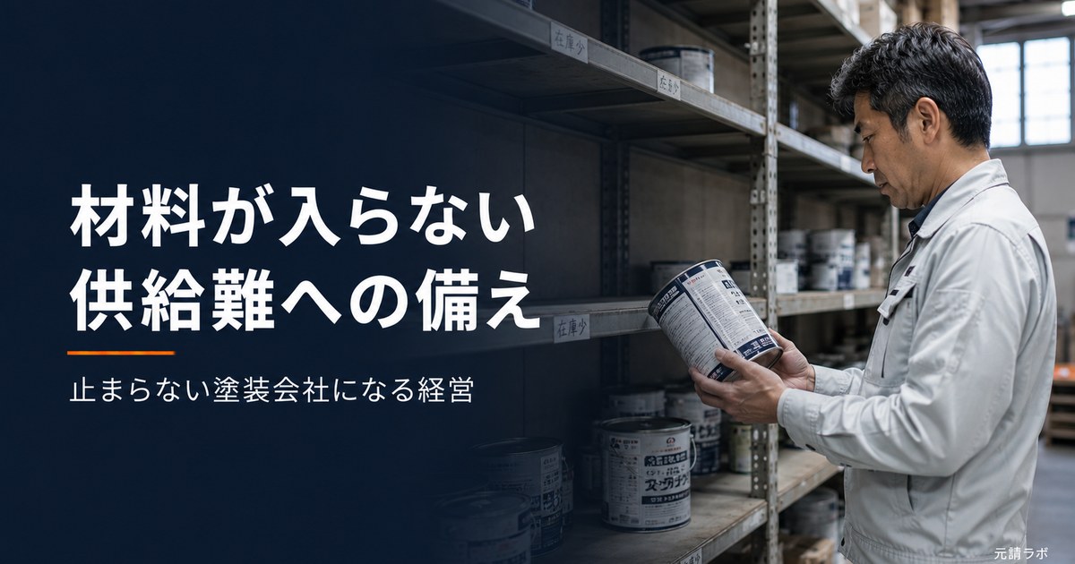 ナフサショックの供給難への備え