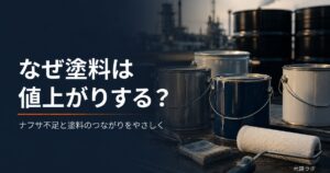 なぜ塗料は値上がりするのか